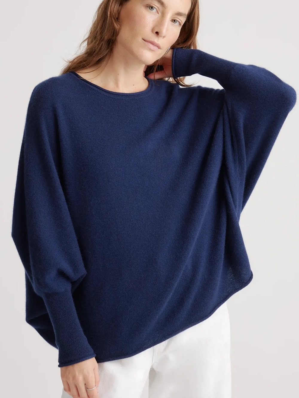 Quince Mongolian Spring 100% Cashmere Batwing Sweater Size Small / Medium